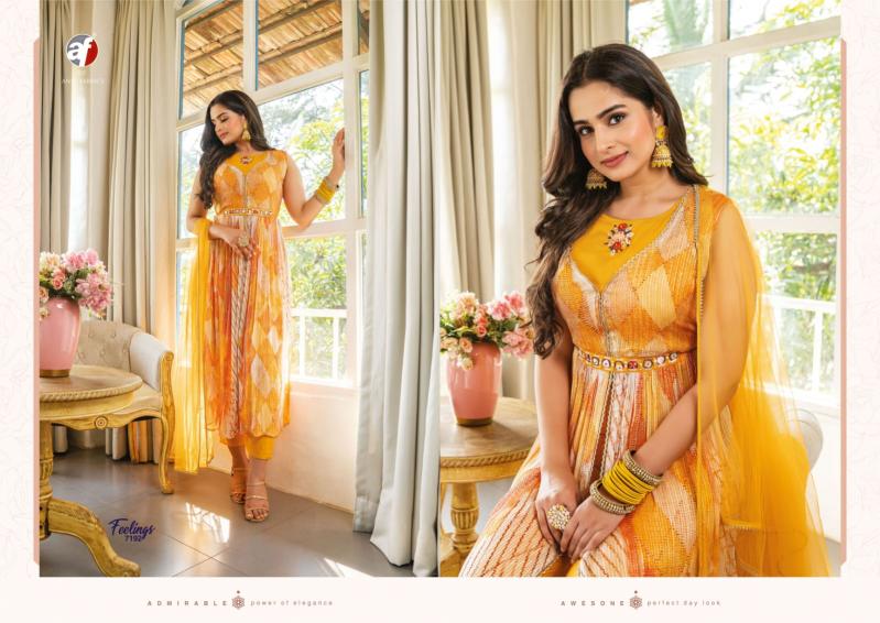 Anju fabrics feelings wholesale kurti